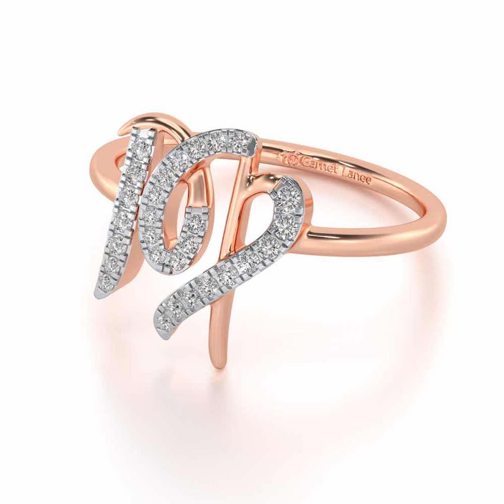 Shrewd Scorpio Silver Ring - Rose Gold - Image 2