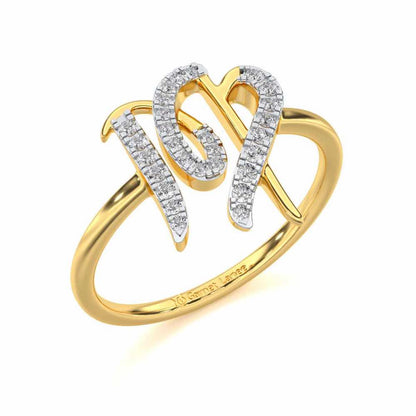 Shrewd Scorpio Silver Ring - Yellow Gold - Image 1