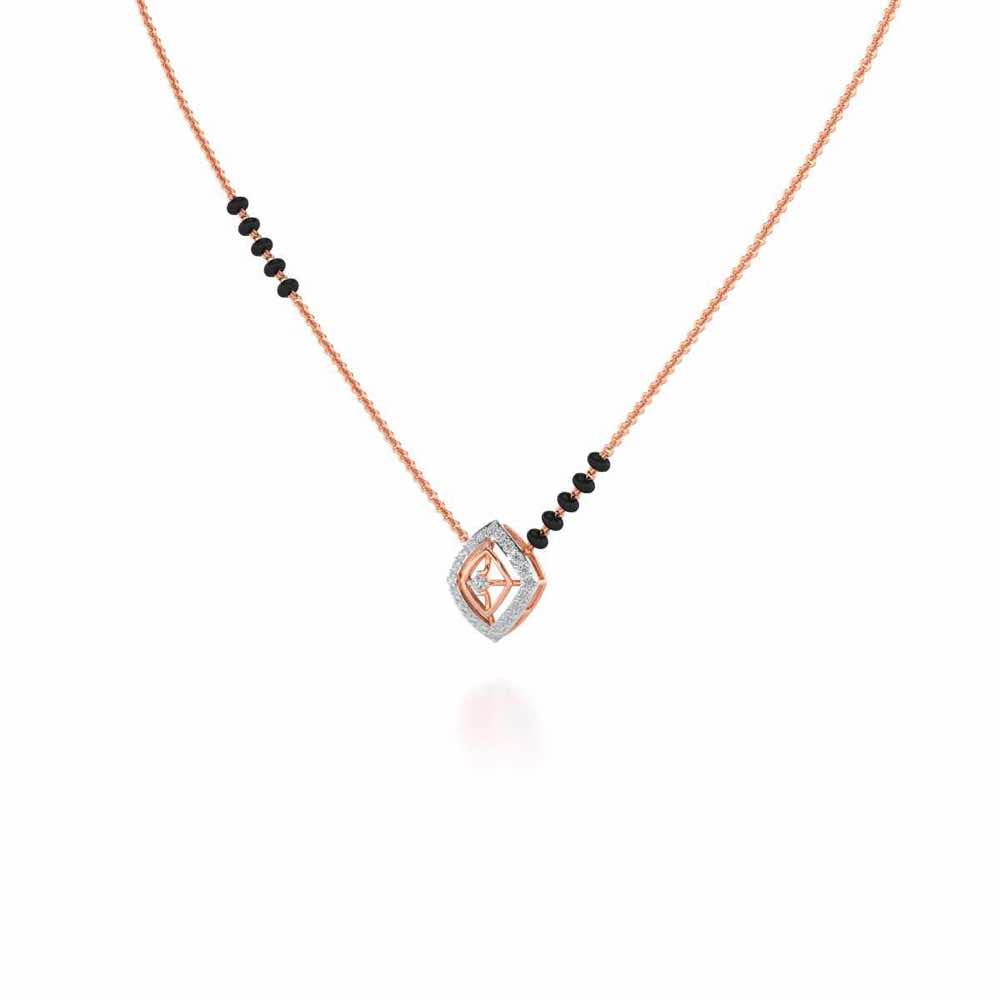 Sitara Silver Mangalsutra - Rose Gold - Image 2