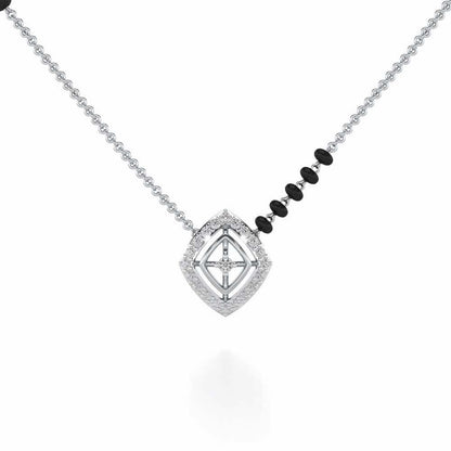 Sitara Silver Mangalsutra - White Gold - Image 1