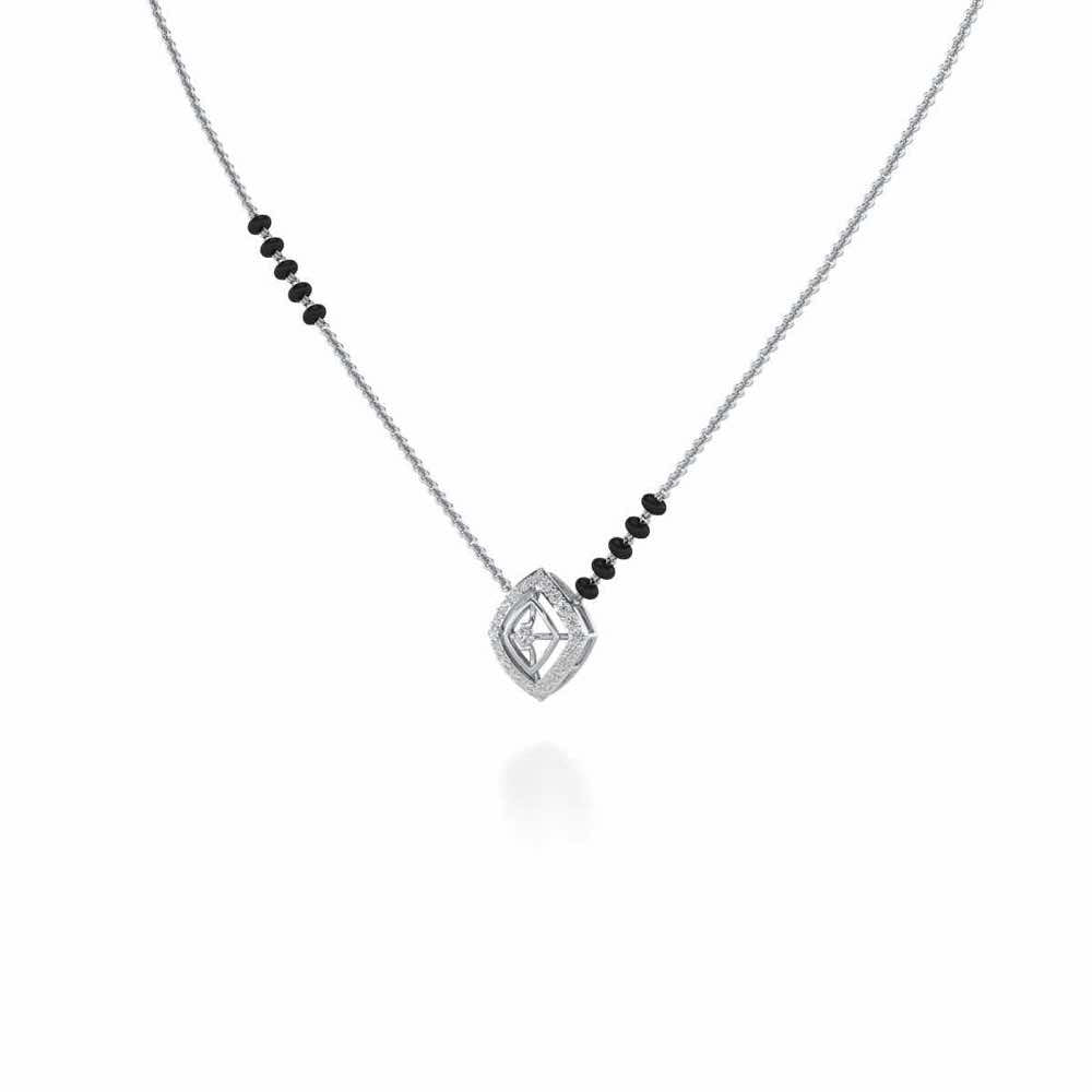 Sitara Silver Mangalsutra - White Gold - Image 2