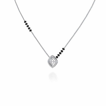 Sitara Silver Mangalsutra - White Gold - Image 2