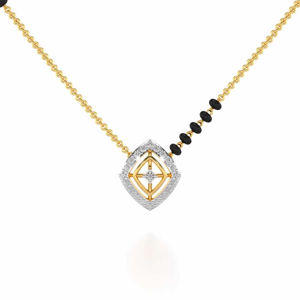 Sitara Silver Mangalsutra - Yellow Gold - Image 1