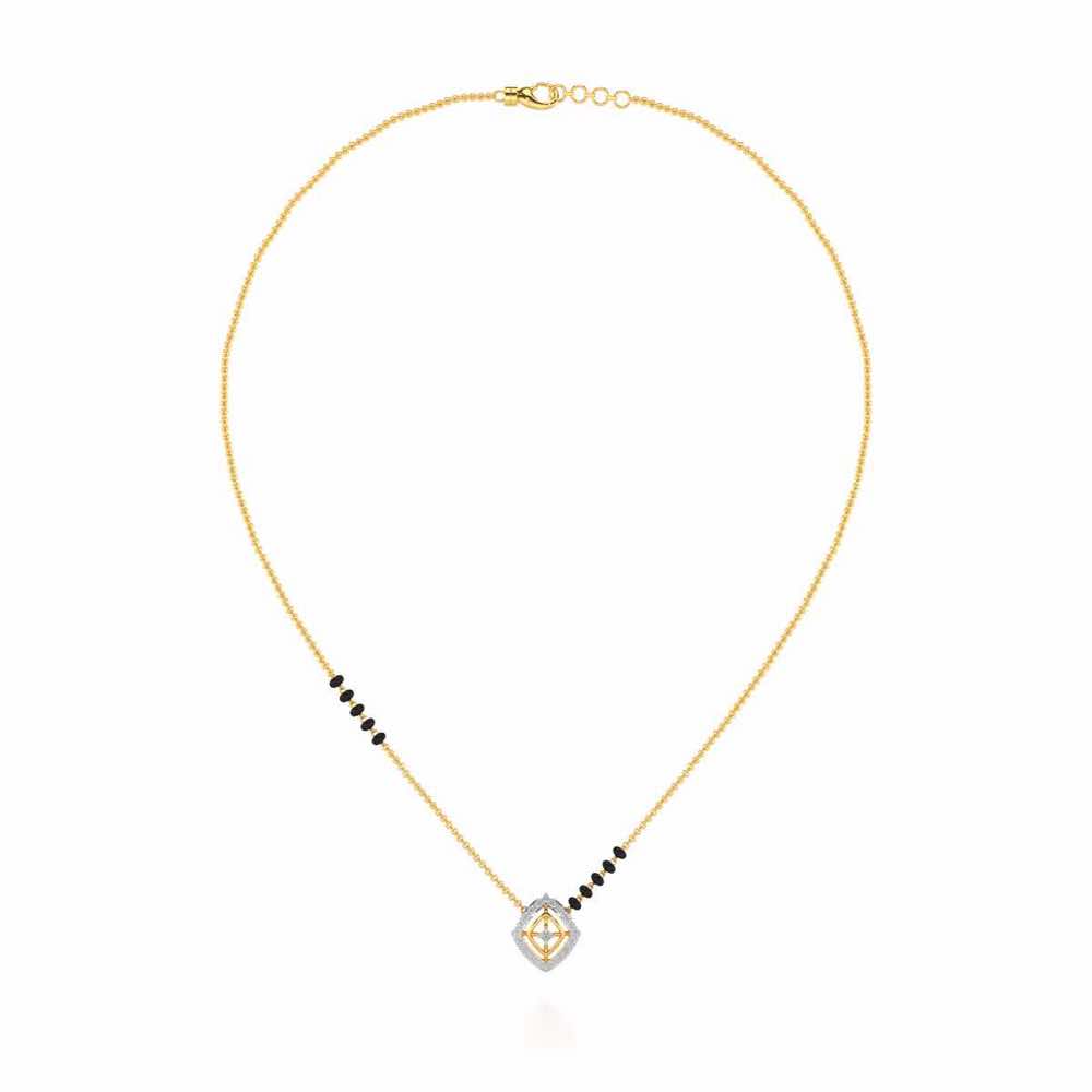 Sitara Silver Mangalsutra - Yellow Gold - Image 3