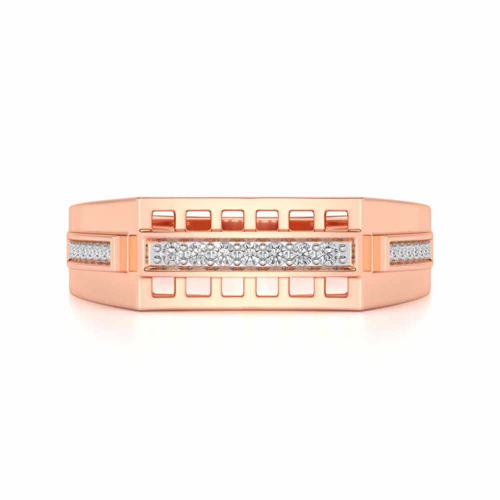 Sleek Ring For Men For Men - Rose Gold - Image 4