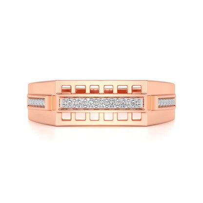 Sleek Ring For Men For Men - Rose Gold - Image 4