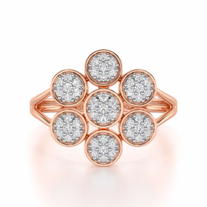 Sleek Shine Silver Ring - Rose Gold - Image 5