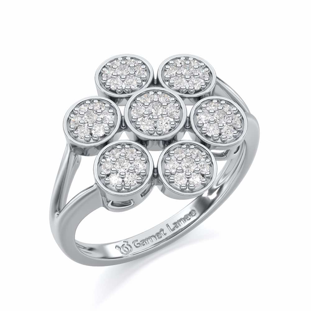 Sleek Shine Silver Ring - White Gold - Image 1