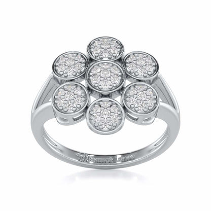 Sleek Shine Silver Ring - White Gold - Image 2