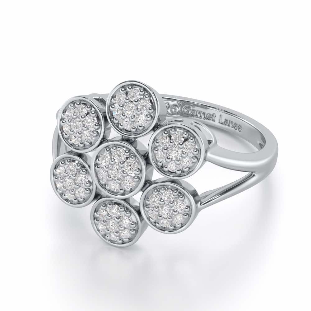 Sleek Shine Silver Ring - White Gold - Image 3