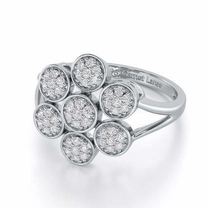 Sleek Shine Silver Ring - White Gold - Image 3