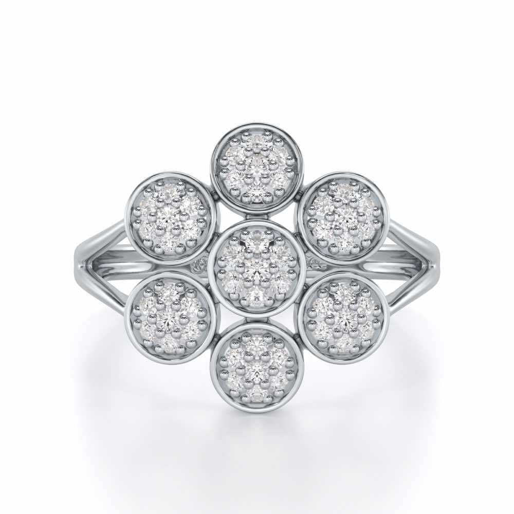Sleek Shine Silver Ring - White Gold - Image 5