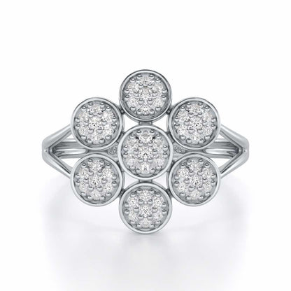 Sleek Shine Silver Ring - White Gold - Image 5