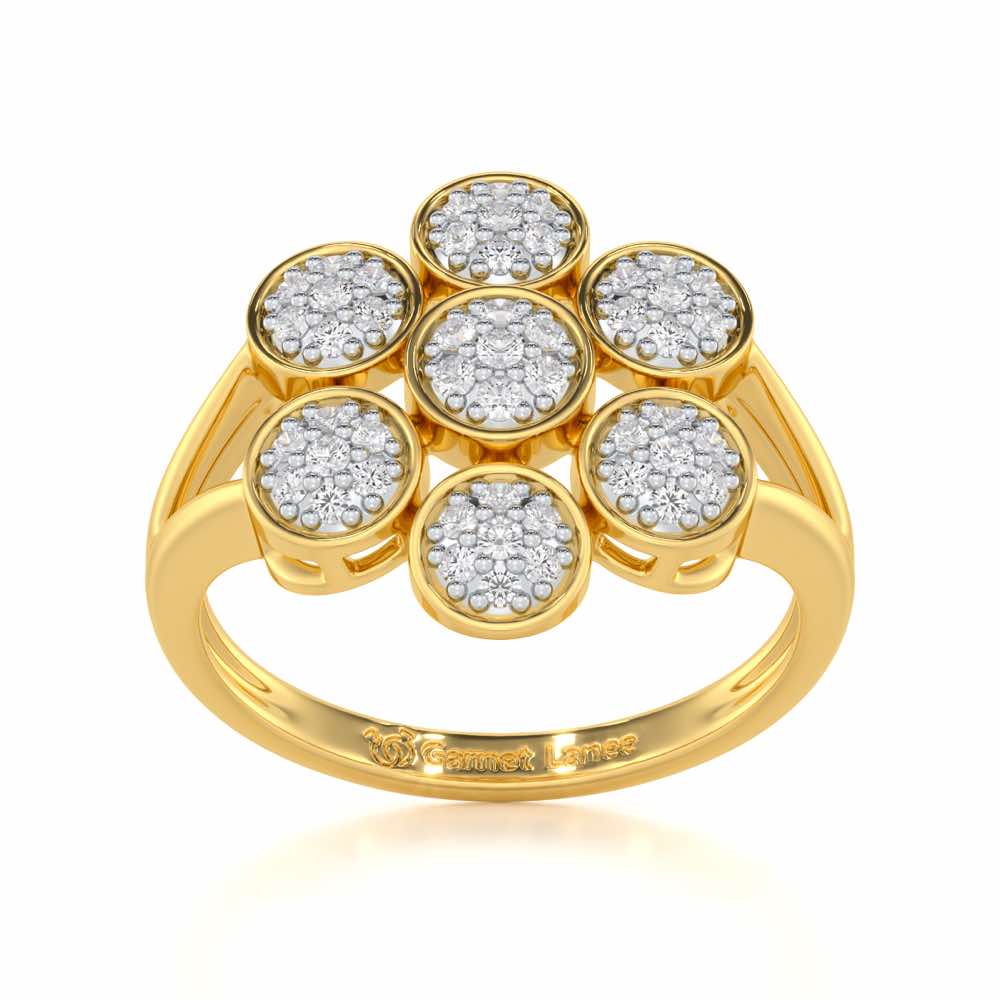 Sleek Shine Silver Ring - Yellow Gold - Image 2