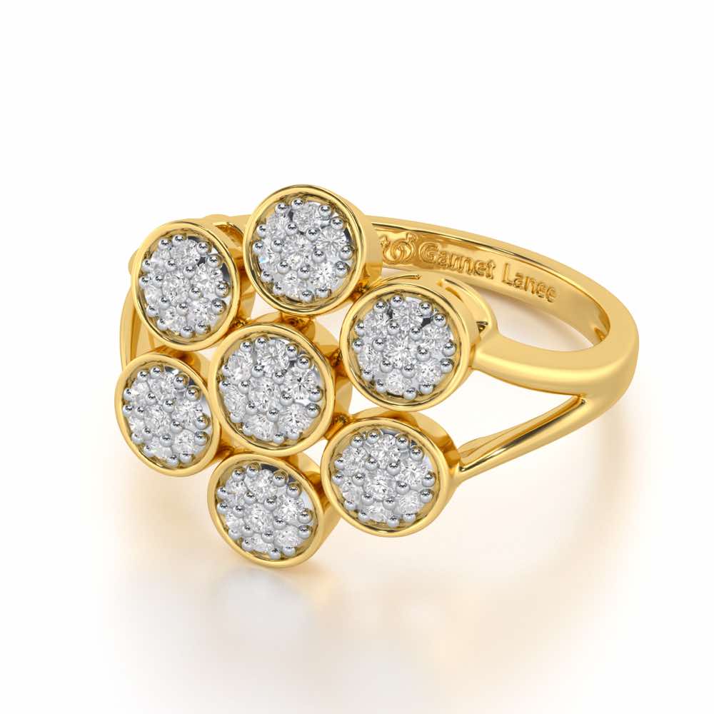Sleek Shine Silver Ring - Yellow Gold - Image 3