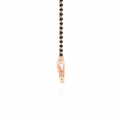 Soubhagya Samarpit Silver Mangalsutra - Rose Gold - Image 4