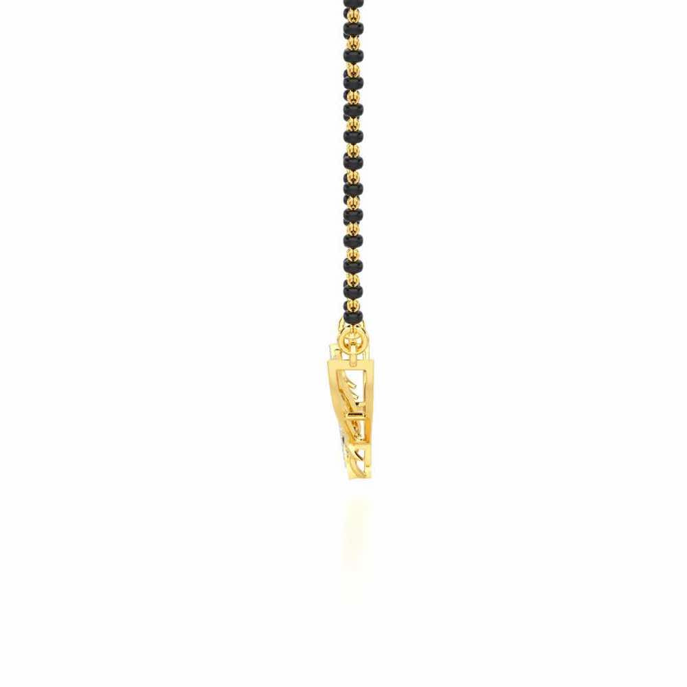 Soubhagya Samarpit Silver Mangalsutra - Yellow Gold - Image 4