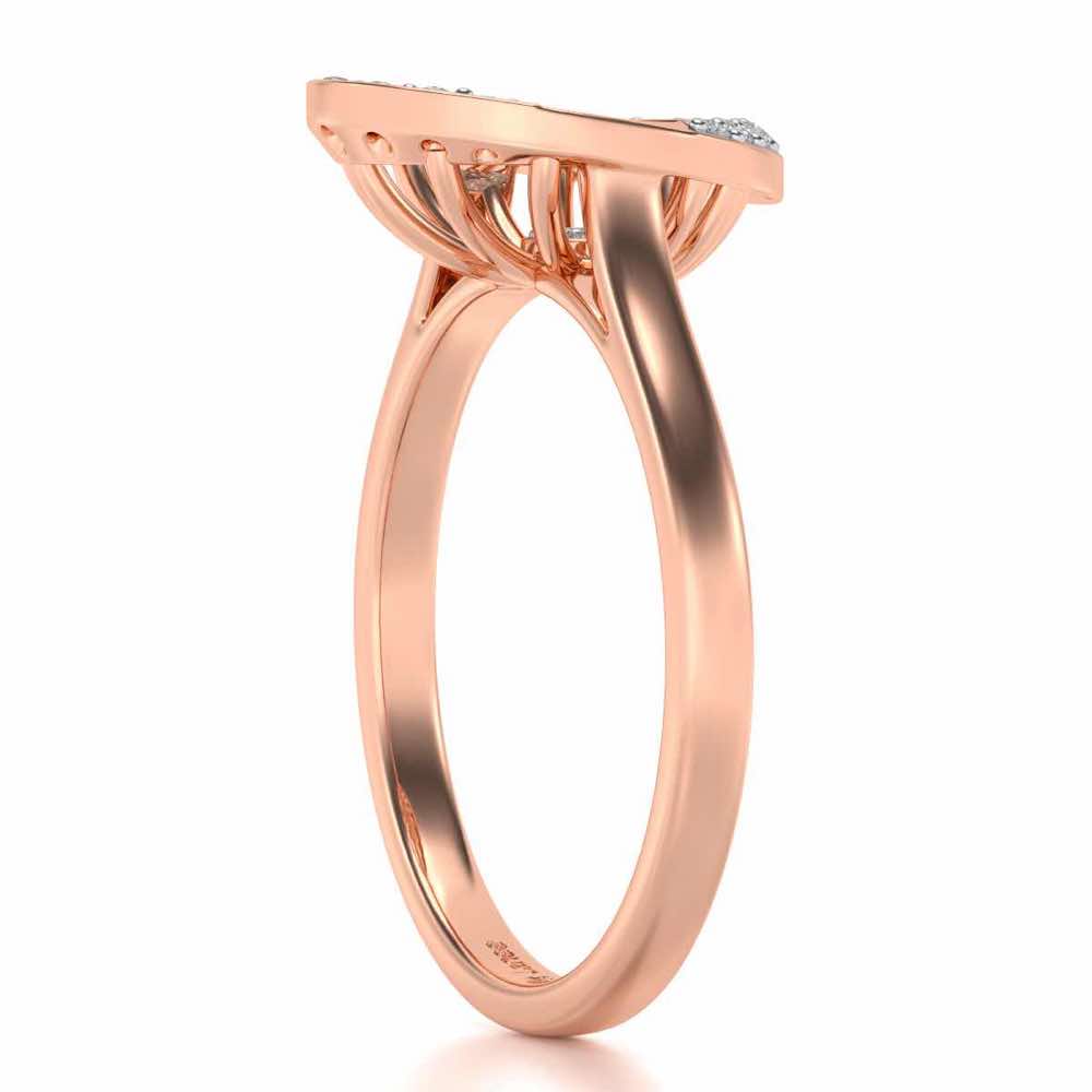 Soul Shine Silver Ring - Rose Gold - Image 3