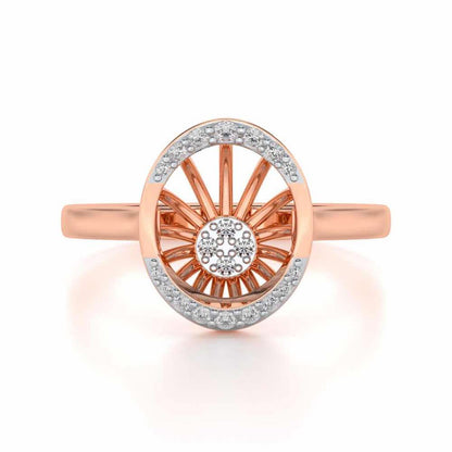 Soul Shine Silver Ring - Rose Gold - Image 4