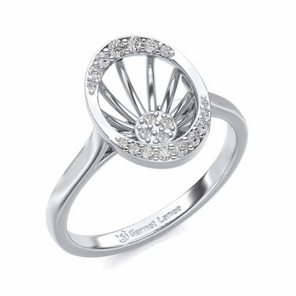Soul Shine Silver Ring - White Gold - Image 1