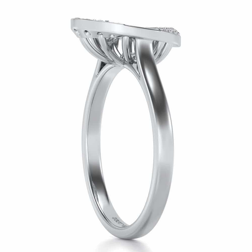 Soul Shine Silver Ring - White Gold - Image 3
