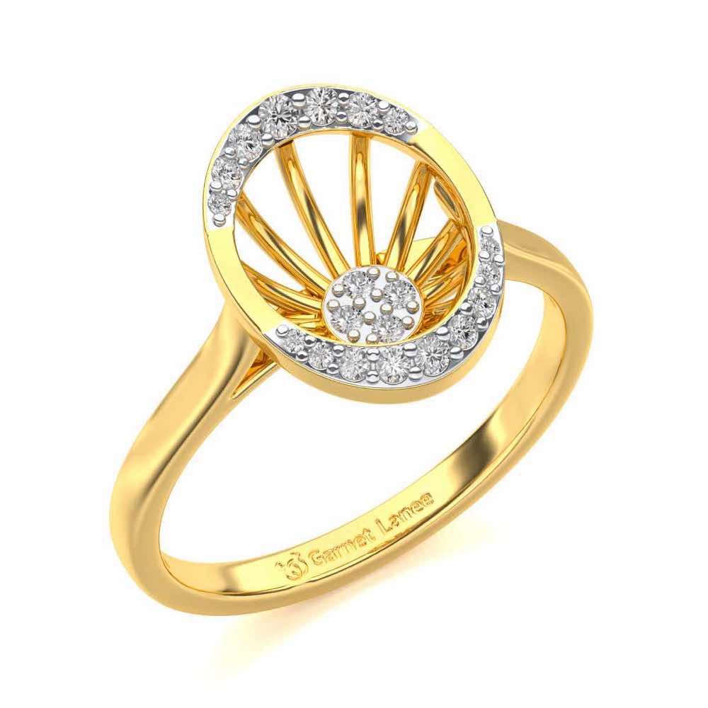 Soul Shine Silver Ring - Yellow Gold - Image 1