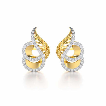 Soulful Magic Silver Earrings - Yellow Gold - Image 1