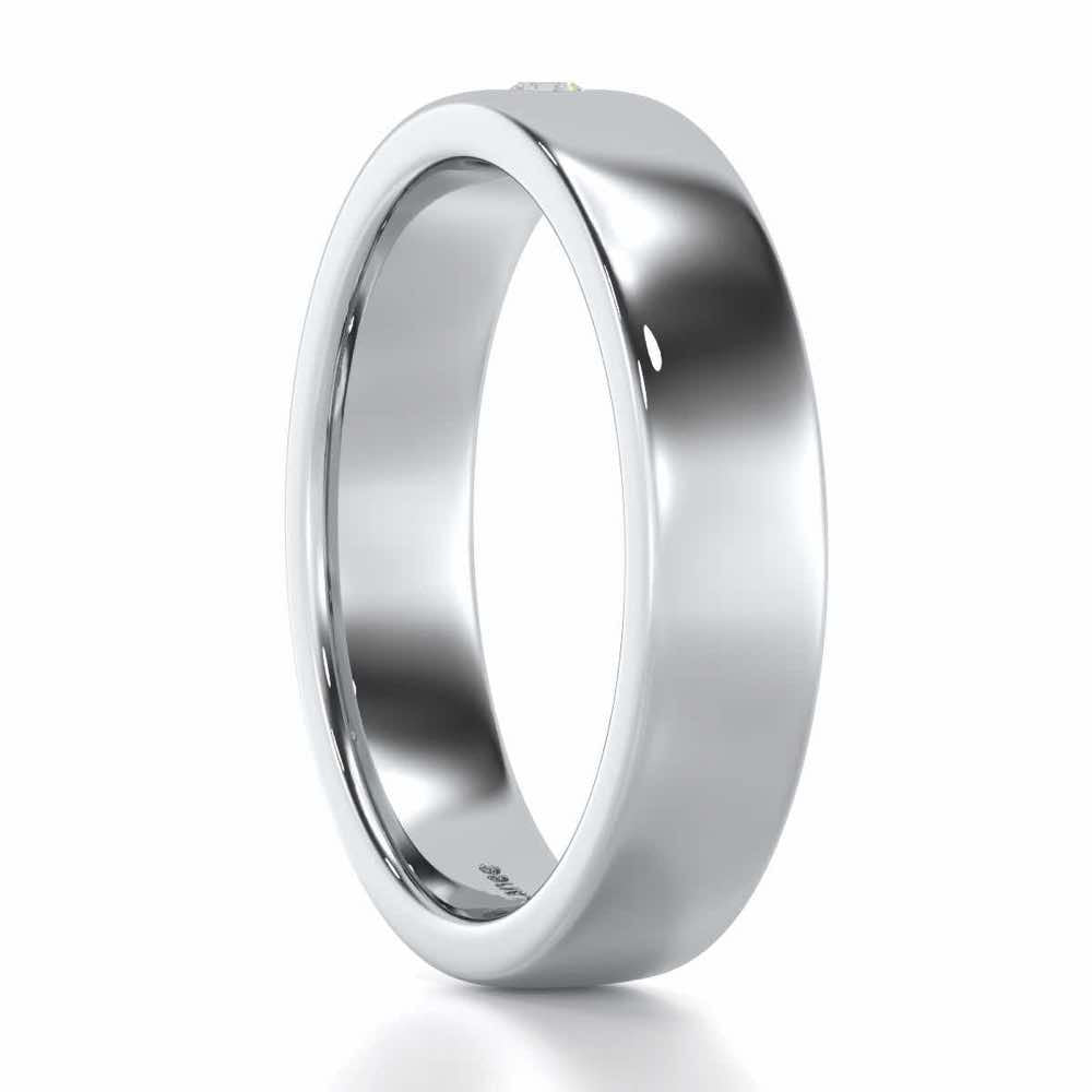 Sovereign Shine Men Solitaire Ring - White Gold - Image 3