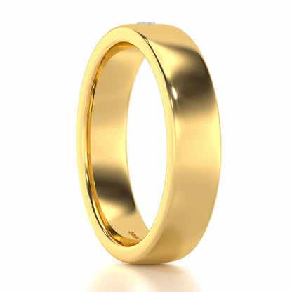 Sovereign Shine Men Solitaire Ring - Yellow Gold - Image 3