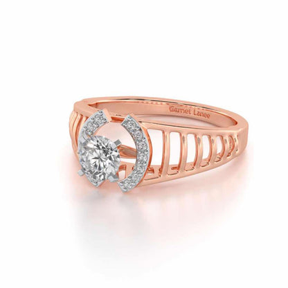 Sparsh Solitaire Ring - Rose Gold - Image 2