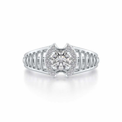 Sparsh Solitaire Ring - White Gold - Image 4