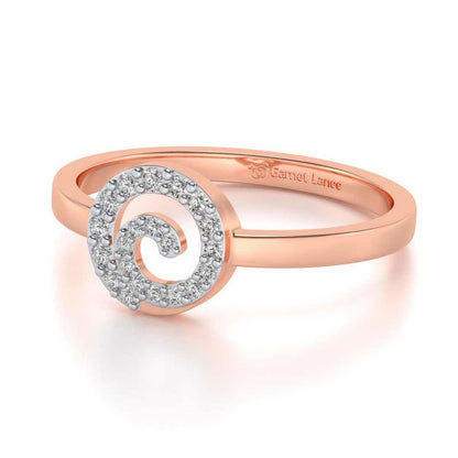 Speeral Silver Ring - Rose Gold - Image 2