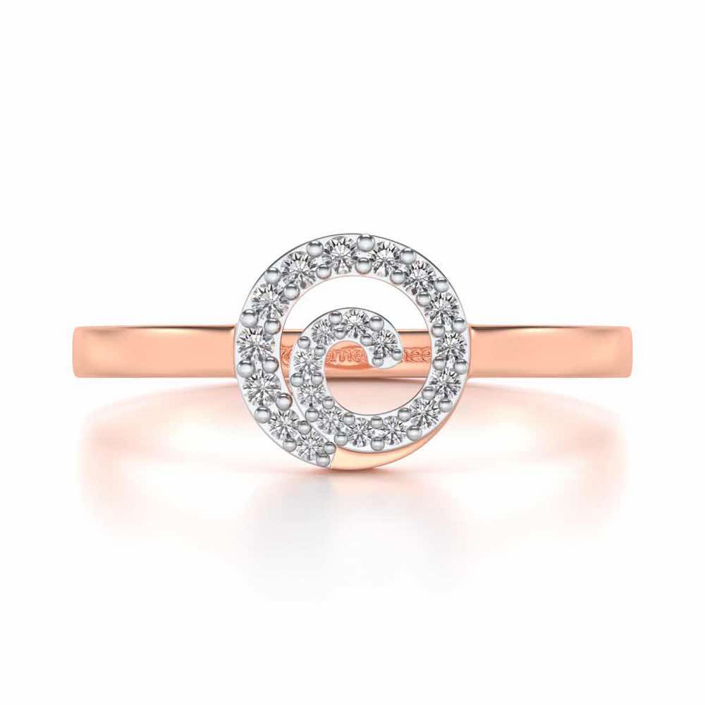 Speeral Silver Ring - Rose Gold - Image 4