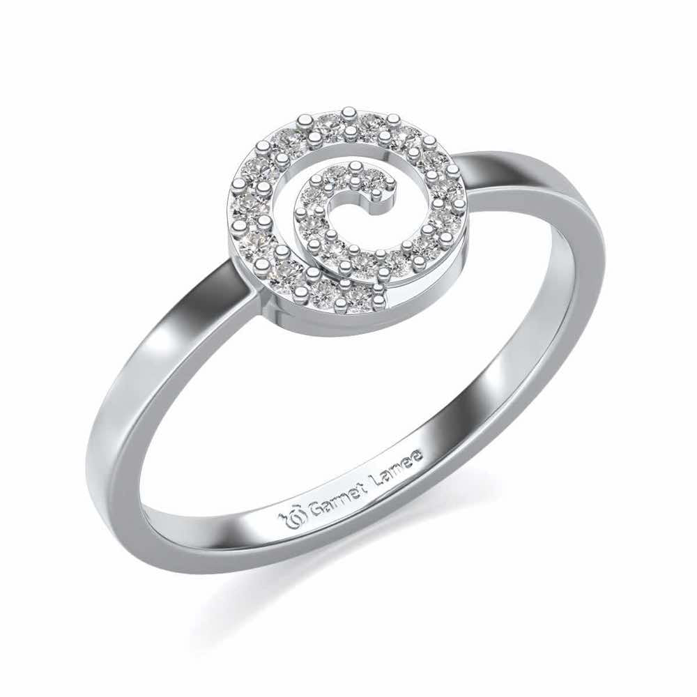 Speeral Silver Ring - White Gold - Image 1