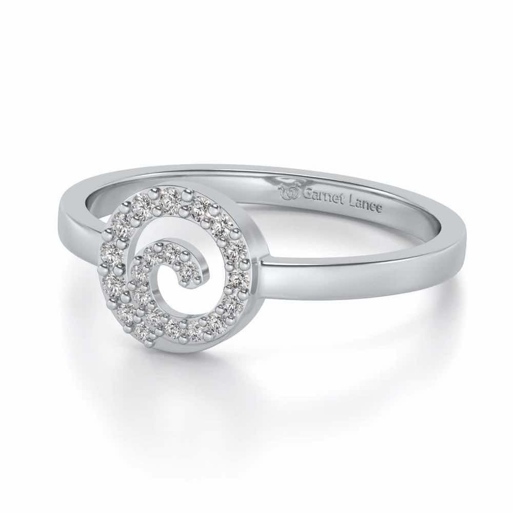Speeral Silver Ring - White Gold - Image 2