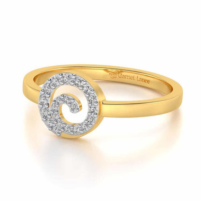 Speeral Silver Ring - Yellow Gold - Image 2
