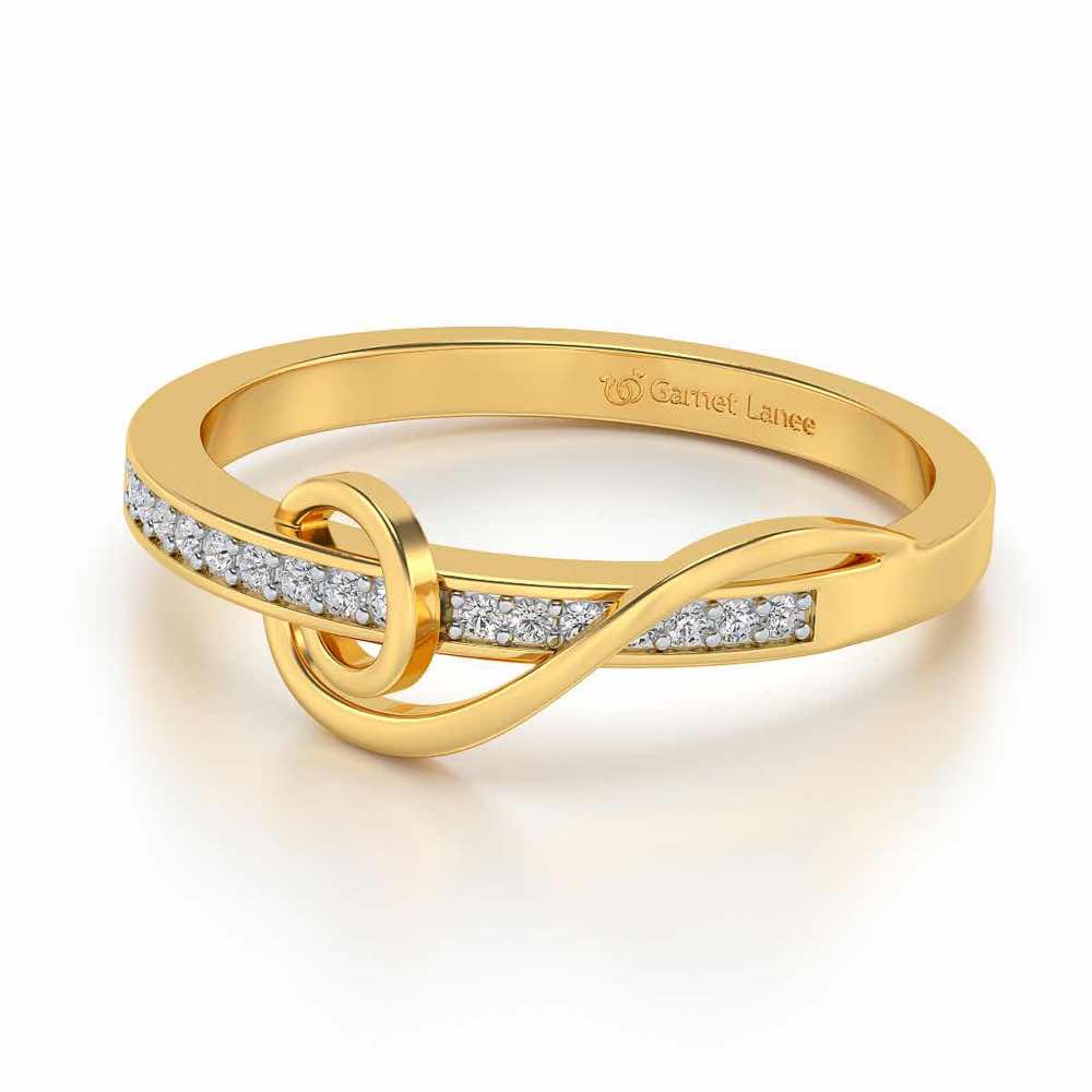Spiralias Silver Ring - Yellow Gold - Image 2
