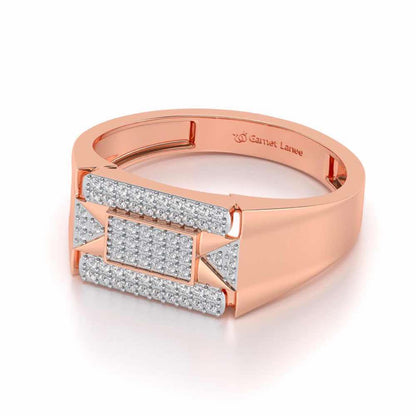 Splediferous Silver Ring For Men - Rose Gold - Image 2