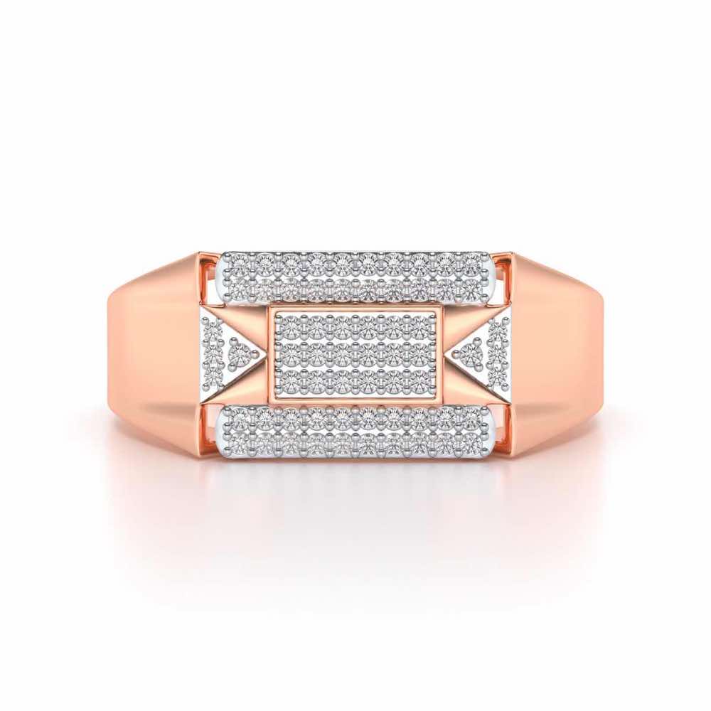 Splediferous Silver Ring For Men - Rose Gold - Image 4