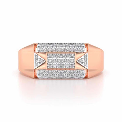 Splediferous Silver Ring For Men - Rose Gold - Image 4