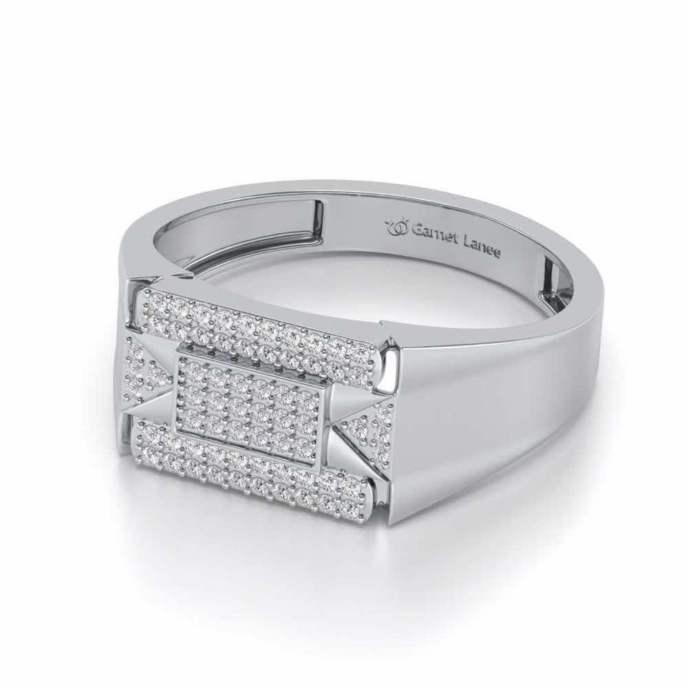 Splediferous Silver Ring For Men - White Gold - Image 2