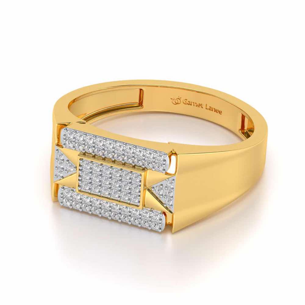 Splediferous Silver Ring For Men - Yellow Gold - Image 2