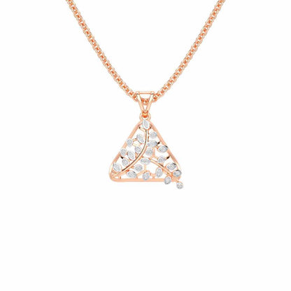 Splendor Sheen Silver Pendant - Rose Gold - Image 1