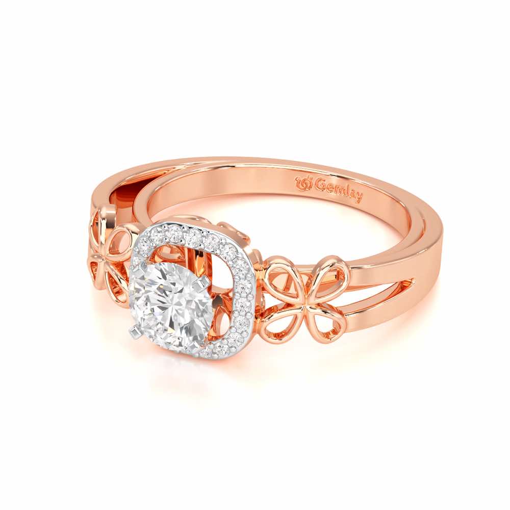 Splendour Mirage Solitaire Ring - Rose Gold - Image 2