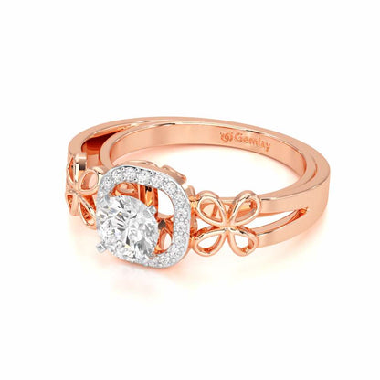 Splendour Mirage Solitaire Ring - Rose Gold - Image 2