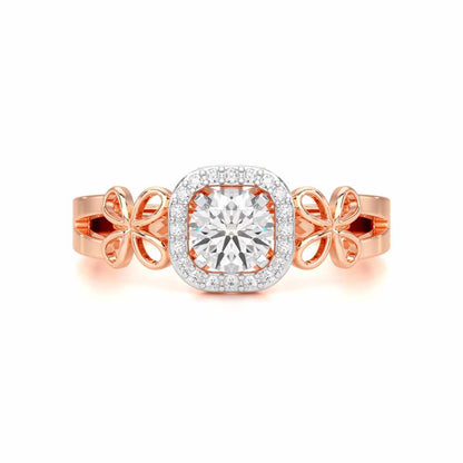 Splendour Mirage Solitaire Ring - Rose Gold - Image 4