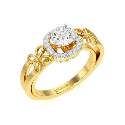 Splendour Mirage Solitaire Ring - Yellow Gold - Image 1