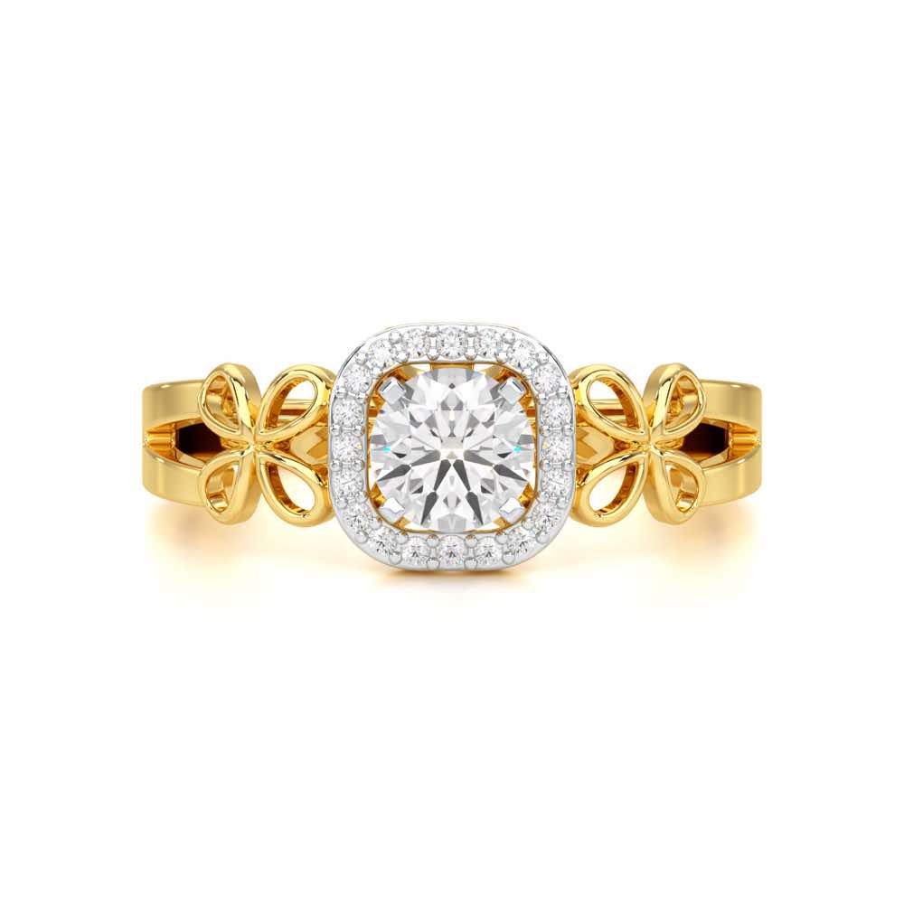 Splendour Mirage Solitaire Ring - Yellow Gold - Image 4