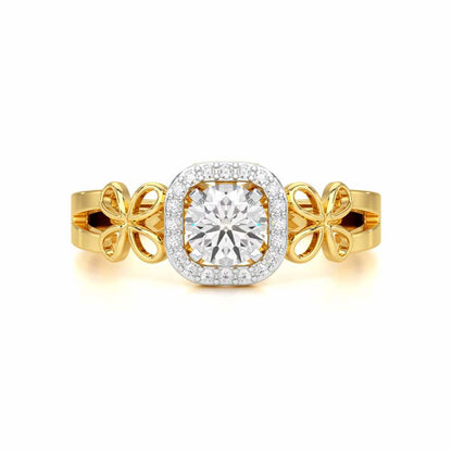 Splendour Mirage Solitaire Ring - Yellow Gold - Image 4