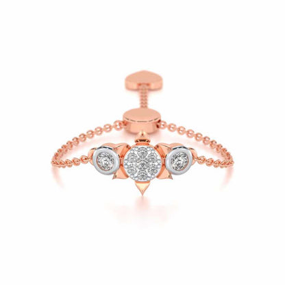 Starflies Adjustable Silver Ring - Rose Gold - Image 1